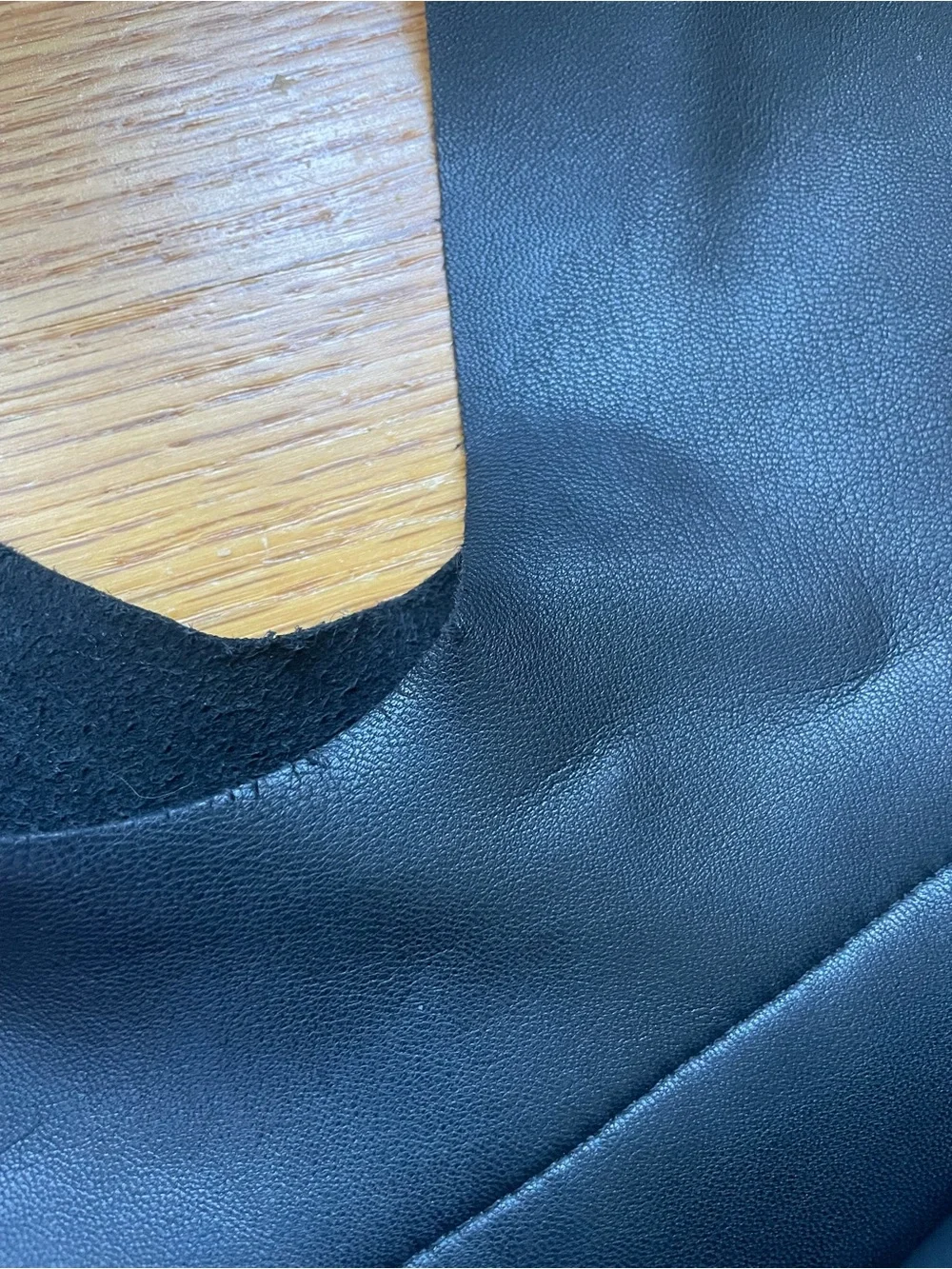 Elizabeth and James Black Knotted-Handle Hobo Bag